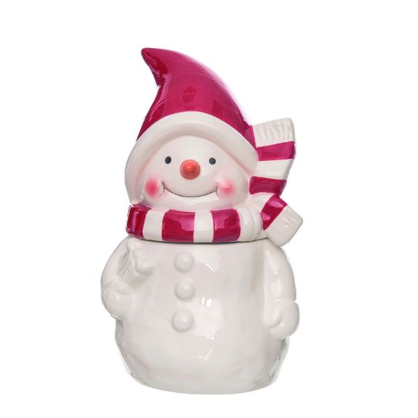 Snowman with Scarf Cookie Jar