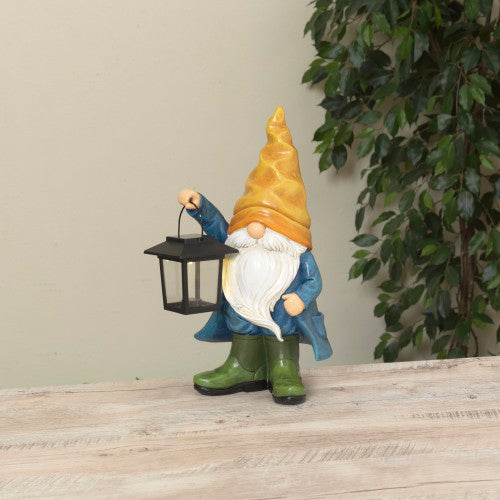 Garden Gnome w/ Solar Lantern