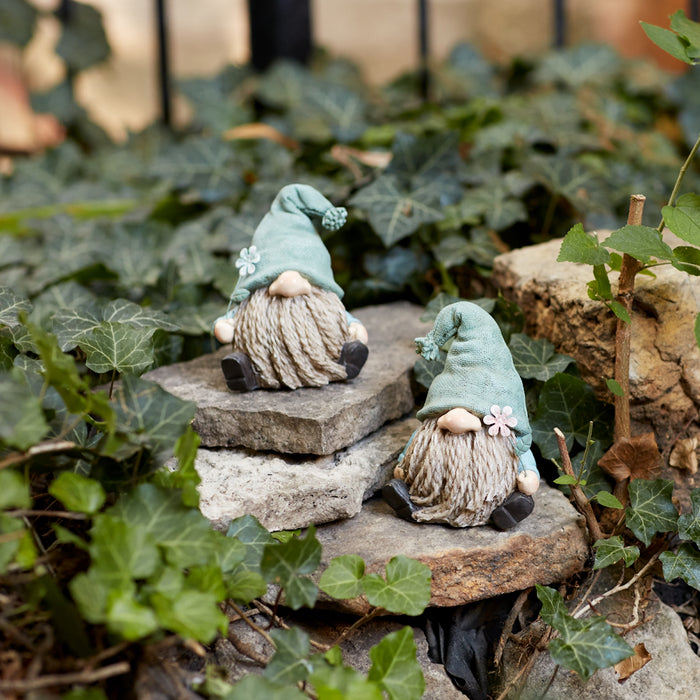 Sitting Garden Gnome - 2 Styles
