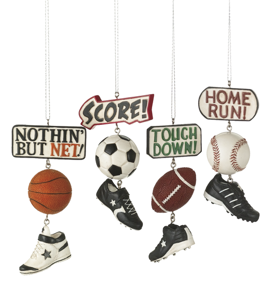 Sport Score Dangle Ornaments