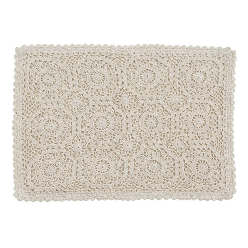 Lace Placemats - Cream