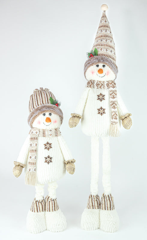 Winter Hazel Snowman Stretch Legs