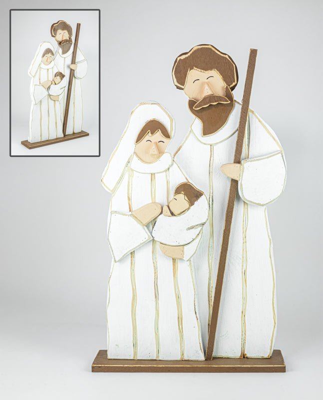 Holy Family Wooden Stander