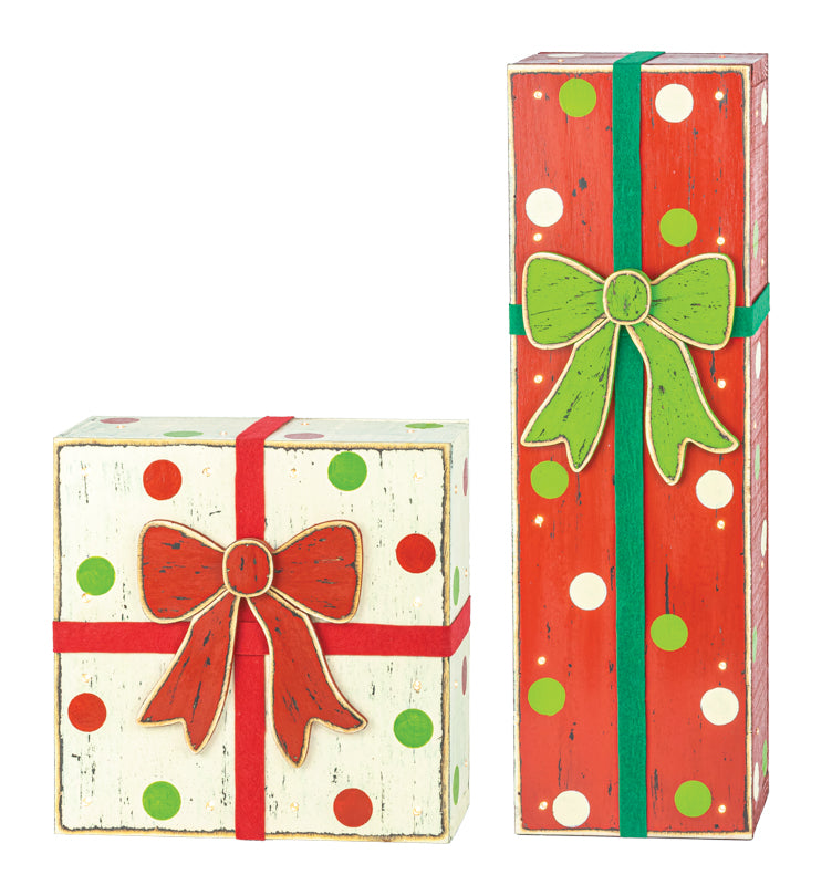 Christmas Package with Lights