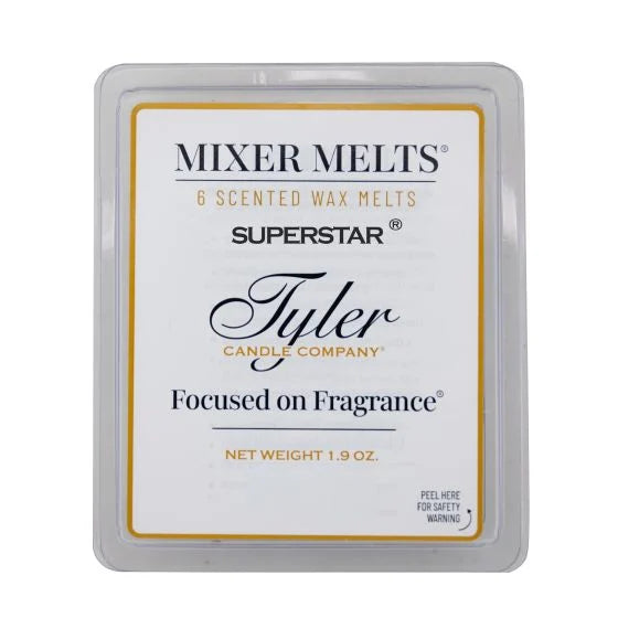 Tyler Candle Company wax melt packaging on a white background