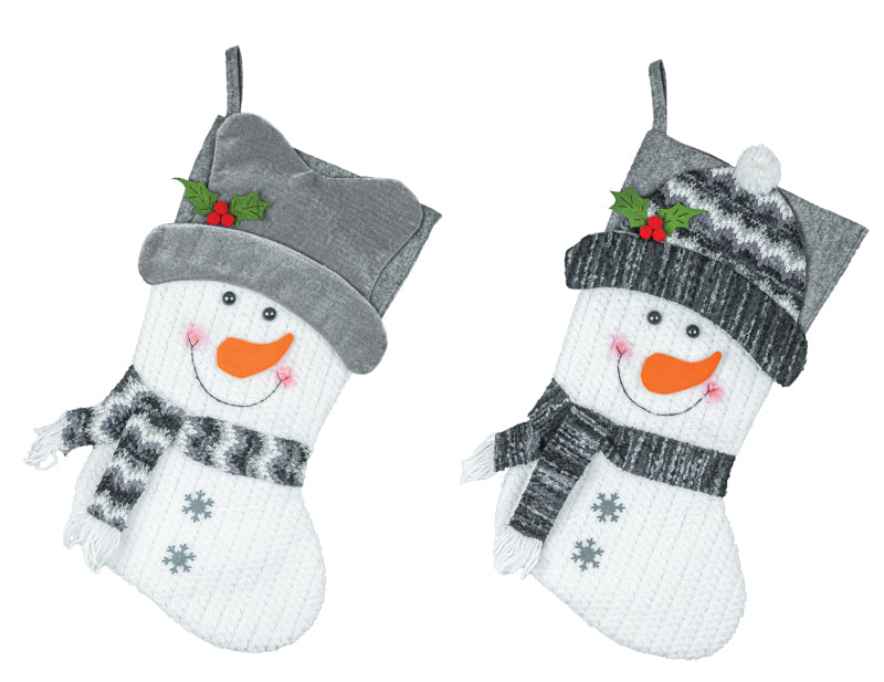 Frosted Snowman Stockings