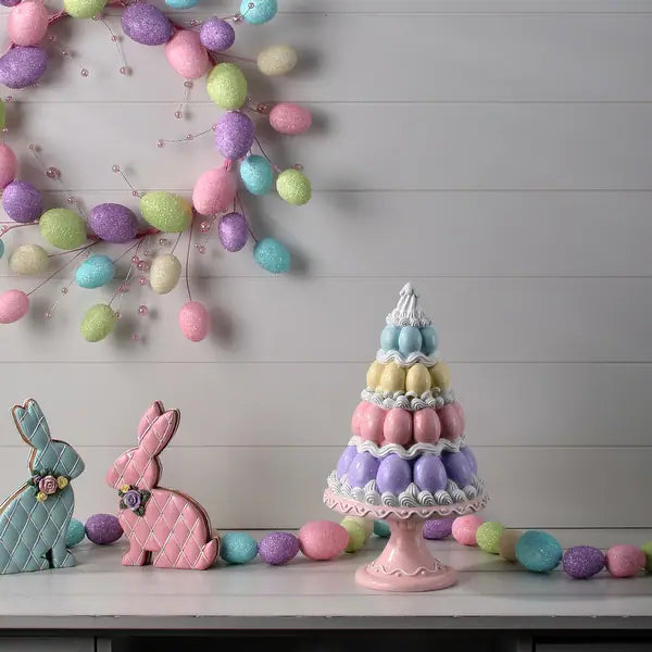 Easter Egg Tree on Pedestal