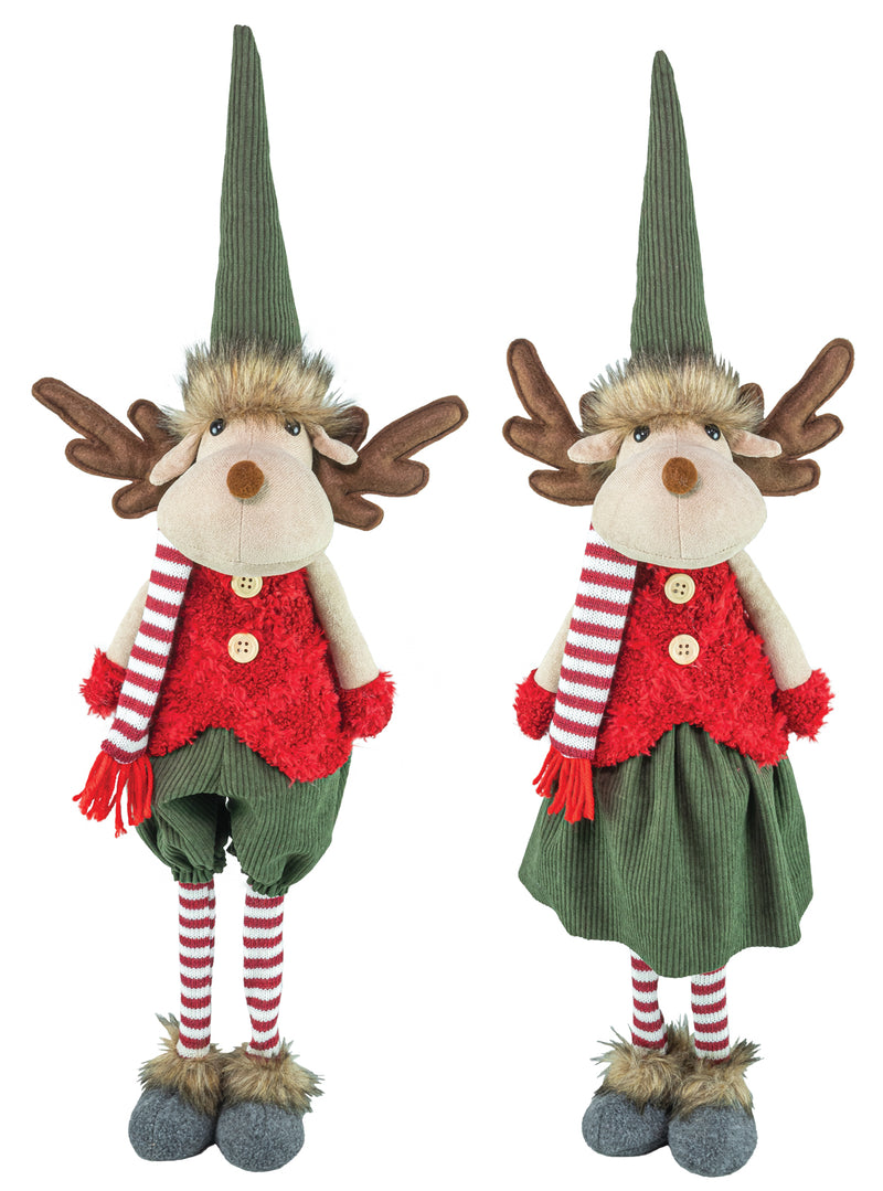 Wintery Christmas Moose Stander