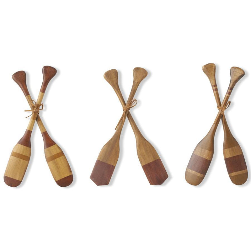 Pairs of Tied Wooden Paddles