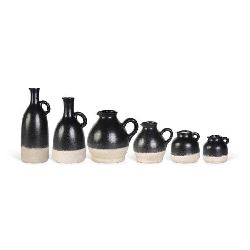 Black Ceramic Pitcher - 6 Styles