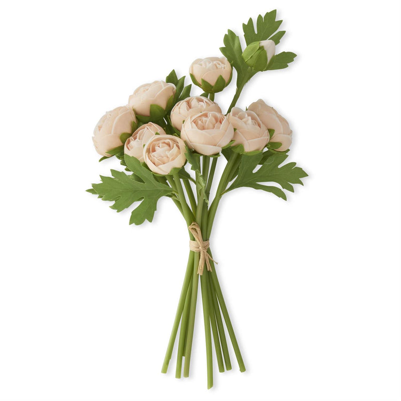 Peach Real Touch Ranunculus Bundle