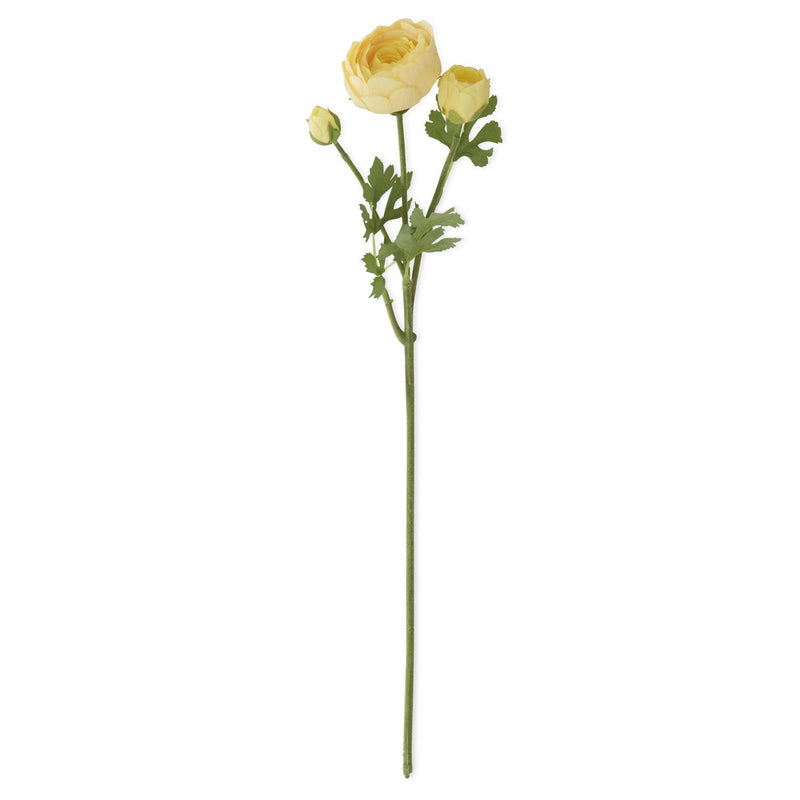 Yellow Real Touch Ranunculus Stem