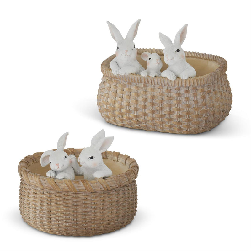 Baskets with  Bunnies