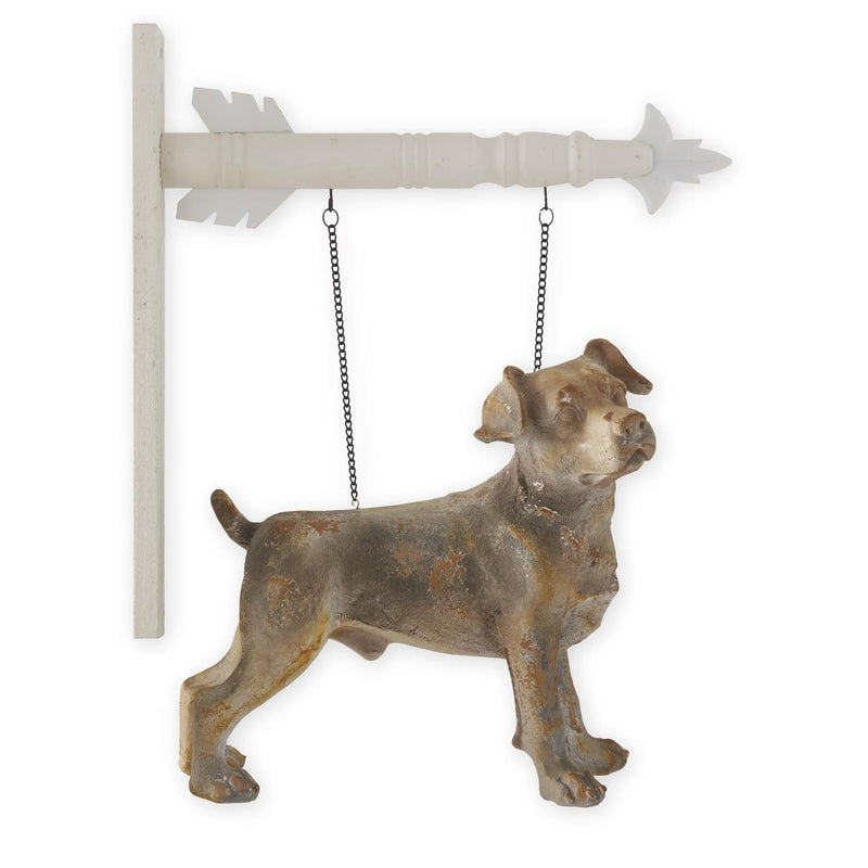 Weathered Gray & Gold Dog Arrow Replacement