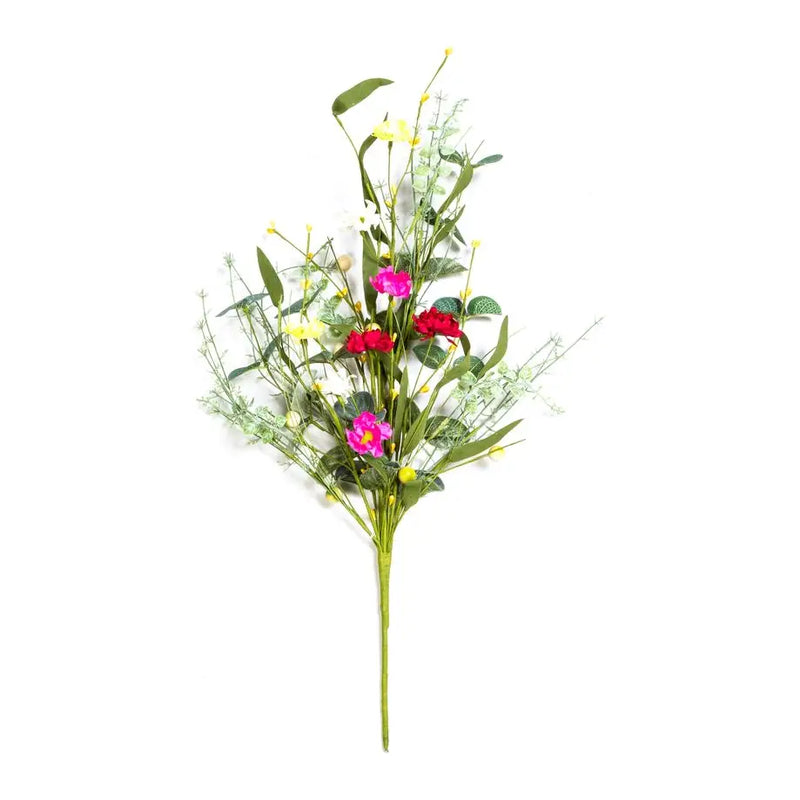 Magenta Mixed Flower Bouquet with Greens