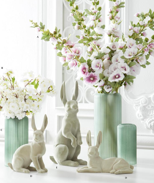 HOLLYHOCK STEM 43"- 3 Colors