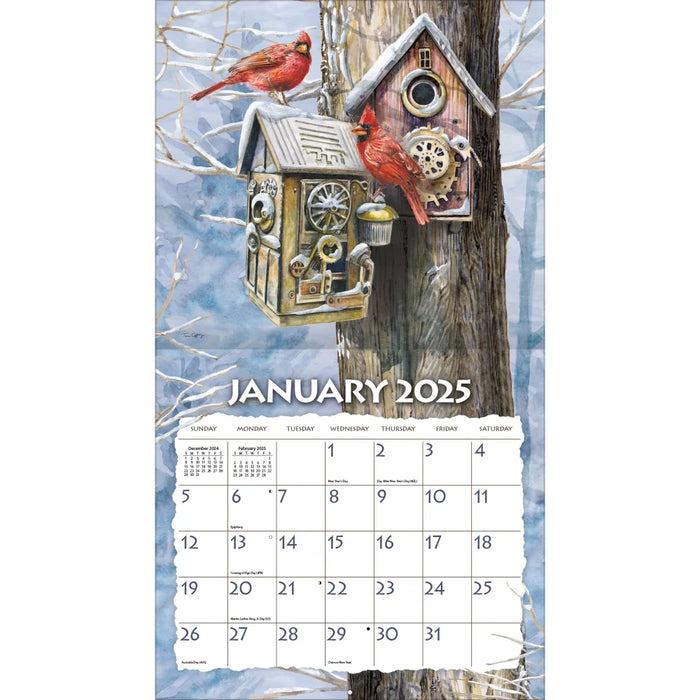 Birdhouses - Lang Wall Calendar