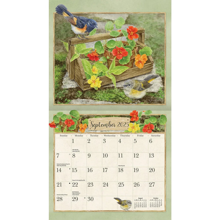 Birds In The Garden - Lang Wall Calendar