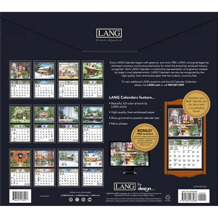 Country Welcome - Lang Wall Calendar - 2 Sizes