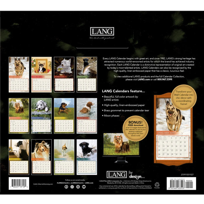 Love Of Dogs - Lang Wall Calendar