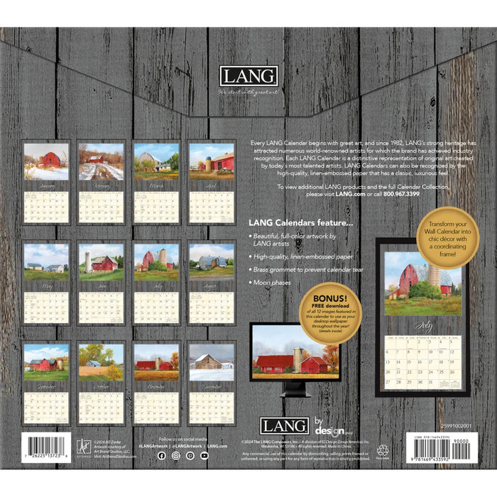 On The Farm - Lang Wall Calendar