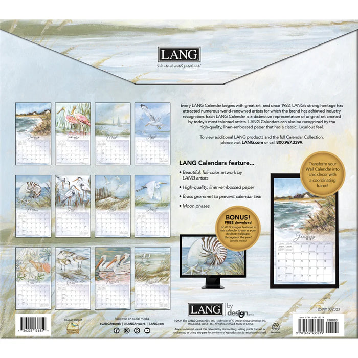 Coastal Shores - Lang Wall Calendar