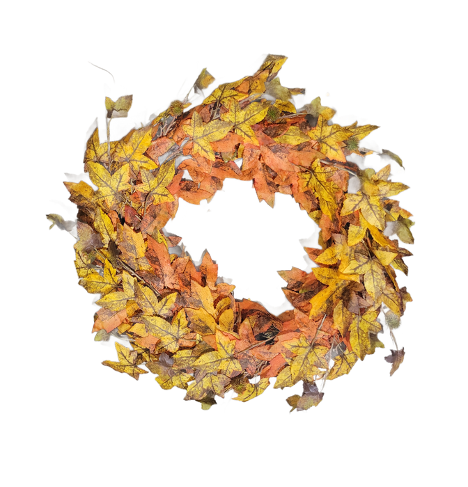 Autumn Maple Wreath - 2 Sizes