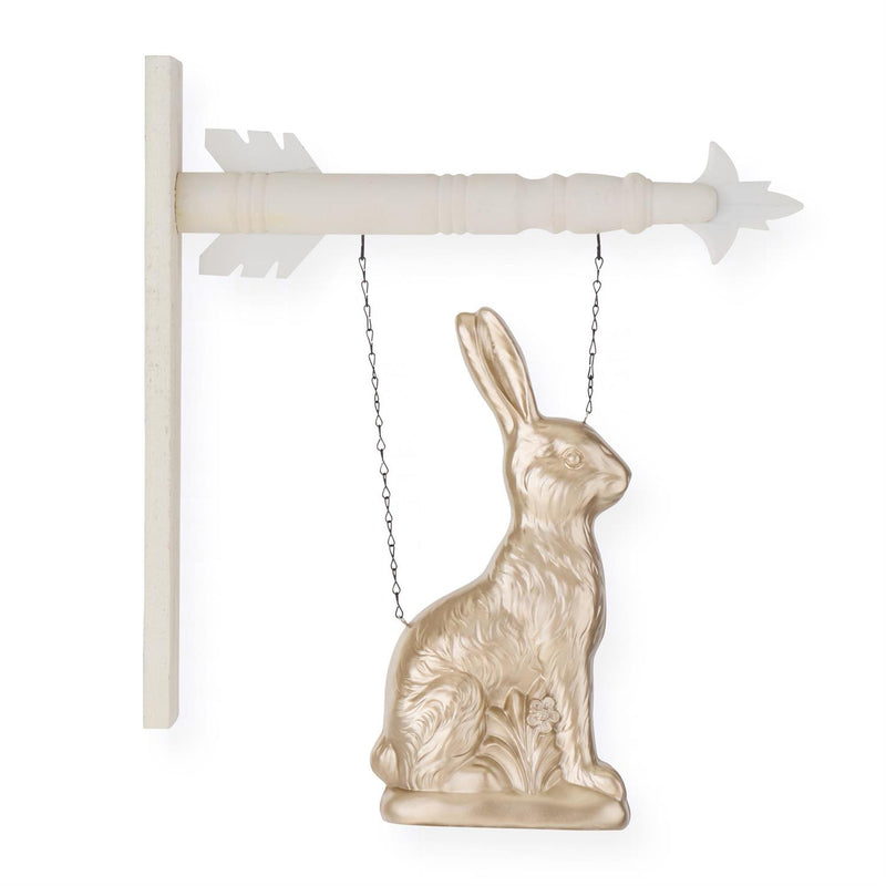 Gold Foil Easter Bunny Arrow Replacement