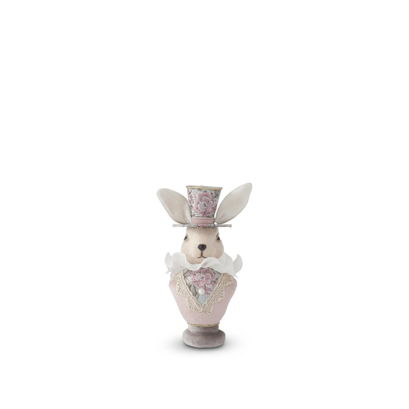 Floral Pattern Easter Bunny Bust