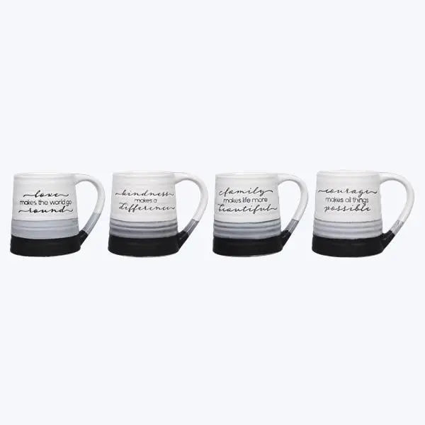 Rustic Modern Ceramic Mugs