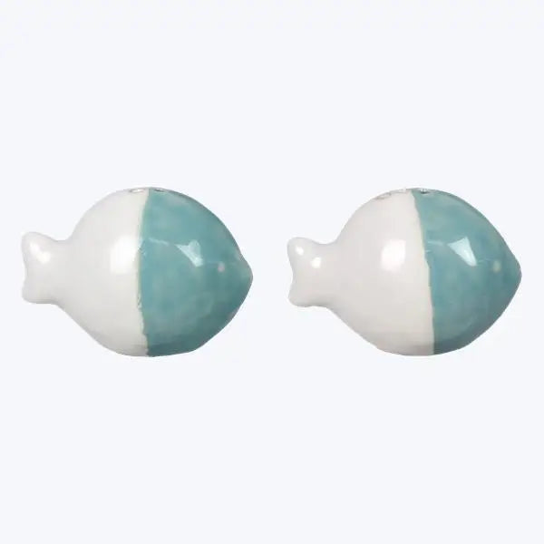 Stoneware Fish Salt & Pepper