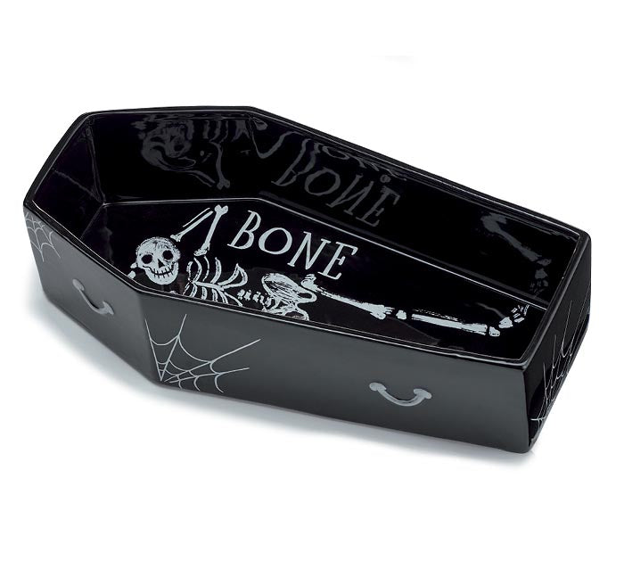 Funny Bones Coffin Shaped Dish