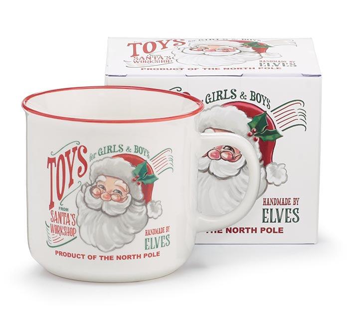 Santa with Gifts for Girls and Boys Mug