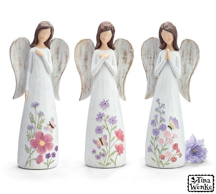 Floral Angel Figurines