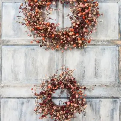 Pink Mixed Berry Wreath