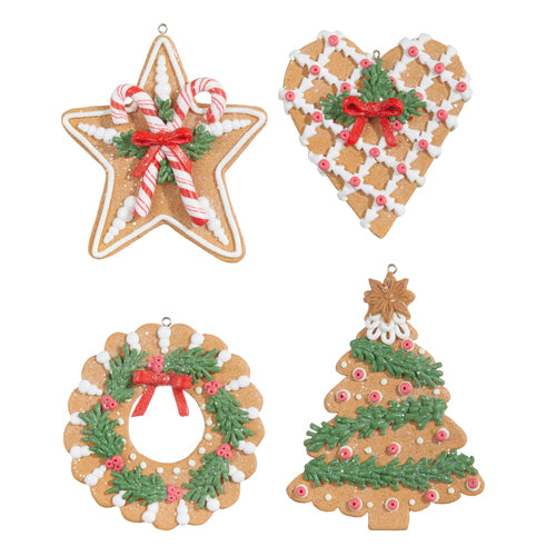 Holiday Gingerbread Ornament - 5 Options