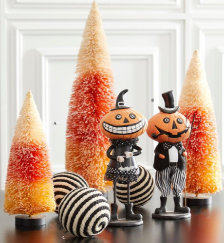 Standing Pumpkin People -Set of 2