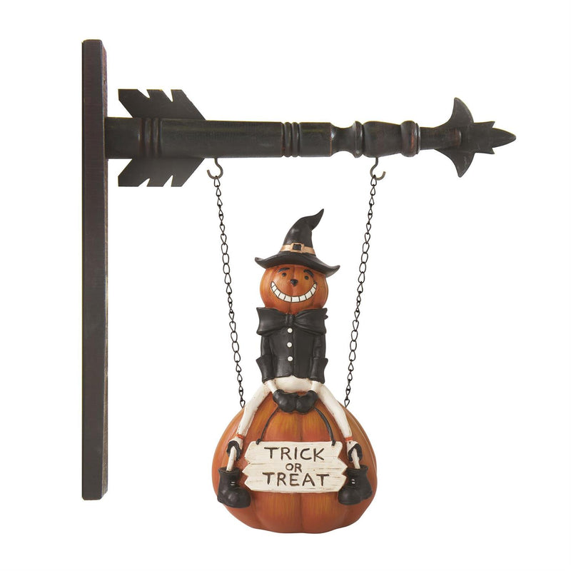 Trick or Treat Pumpkin Man on Pumpkin Arrow Replacement