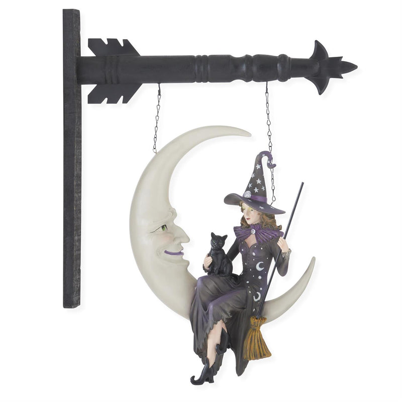 Crescent Moon with Sitting Witch & Black Cat Arrow Replacement