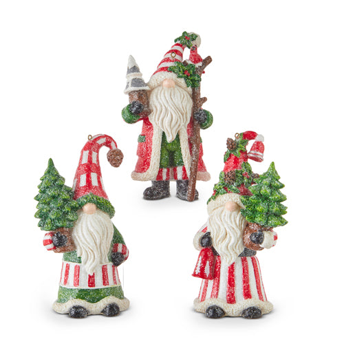 Gnome Santa Ornament