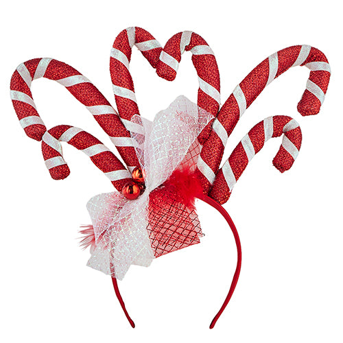 Candy Cane Antler Headband