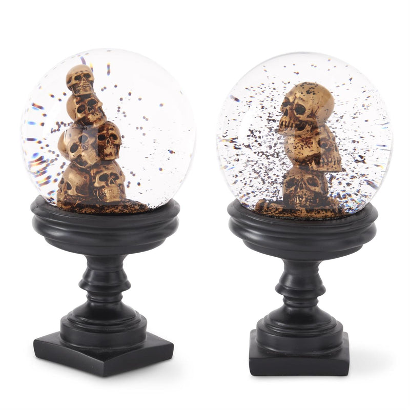 Halloween Skull Snow Globes