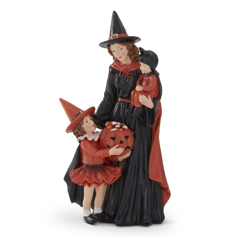 Halloween Mother & Children Figurine