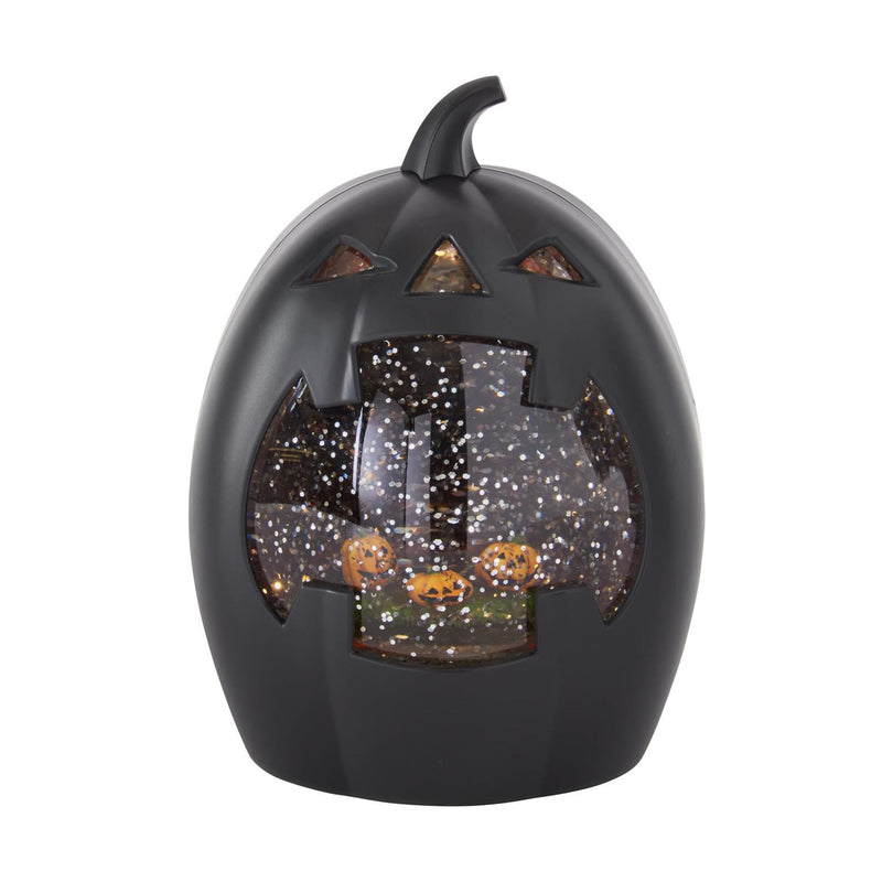 Water Spinning LED Black Pumpkin