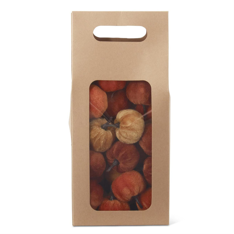 Bag of Mini Brown, Orange & Yellow Pumpkins