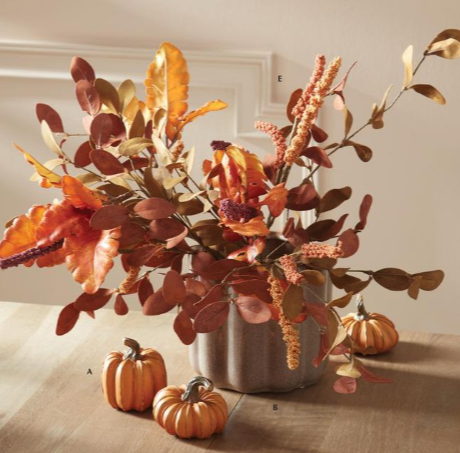 Orange Filler Pumpkin Figurines