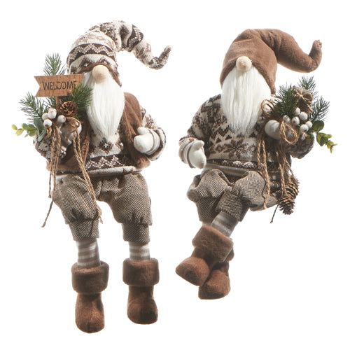 Sitting Santa Gnomes - 2 Styles