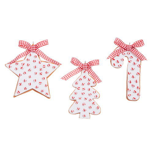 Peppermint Sprinkles Cookie Ornament - 4 Options