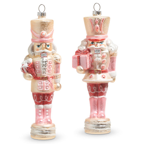 Glittered Nutcracker Ornament - 3 Options