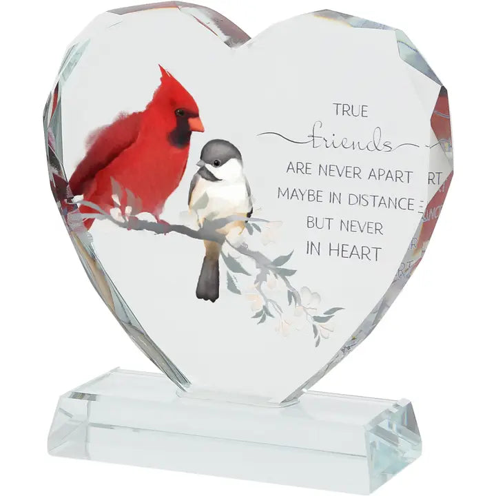 True Friends Crystal Plaque